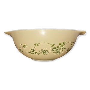 Vintage Pyrex SHENANDOAH #443 Cinderella Floral Nesting Mixing Bowl 2-1/2 Qt